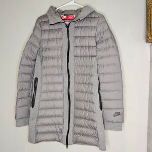 Y2K Nike‎ Goose Down Puffer Coat Jacket Sm Running Sportswear Outdoor Hiking